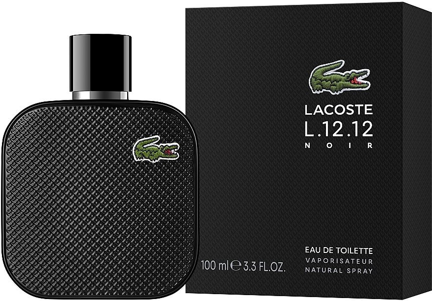 حديقة العطور - عطر لاكوست إل 12.12 نوير أو دو تواليت للرجال 100 مل عطر لاكوست إل 12.12 نوير أو دو تواليت للرجال 100 مل - الصورة 2