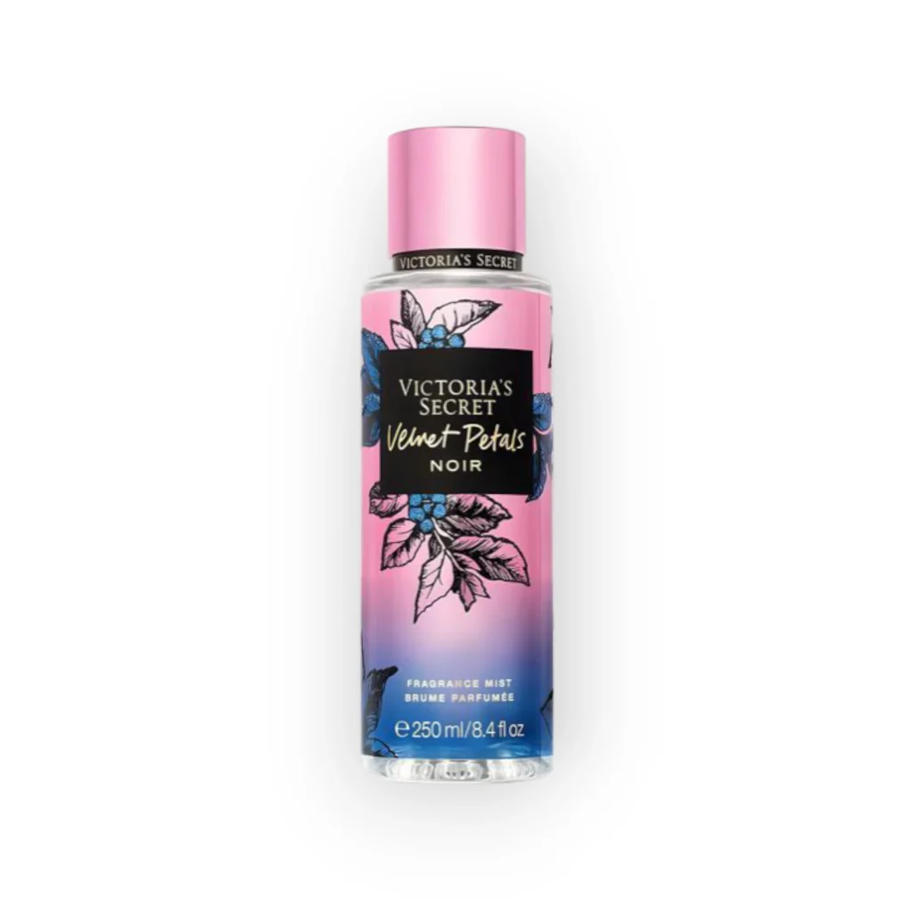 معطر جسم فيكتوريا سيكريت ڤيلڤِت بيتالز نوار للنساء 250 مل