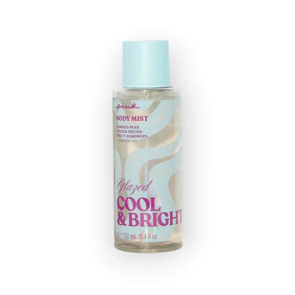 معطر جسم فيكتوريا سيكريت جليزد كول آند برايت للنساء 250 مل
