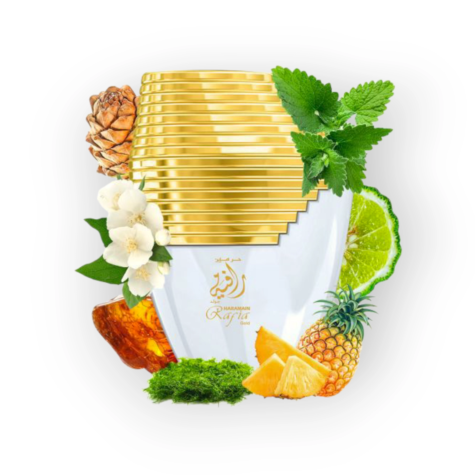 عطر الحرمين رافيا غولد أو دي بارفان للنساء 100 مل