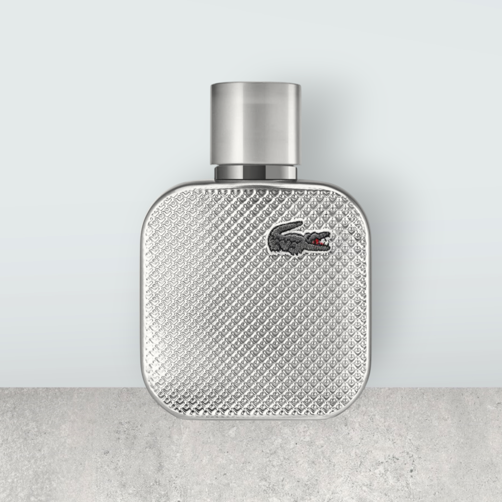 عطر لاكوست إل 12.12 سيلفر أو دو تواليت للرجال 100 مل