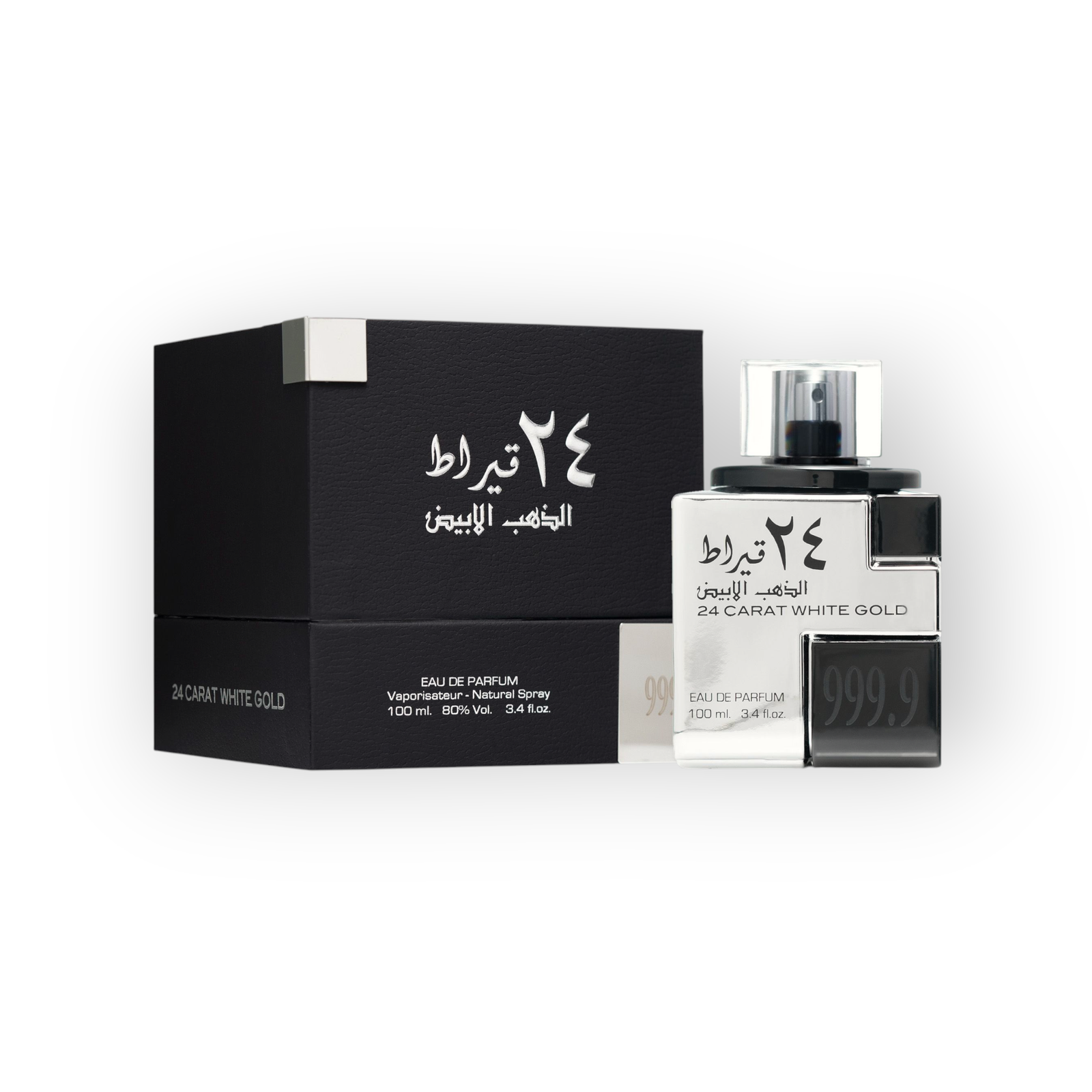 حديقة العطور - لطافة الذهب الأبيض عيار 24 قيراطًا للرجال 100 مل لطافة الذهب الأبيض عيار 24 قيراطًا للرجال 100 مل