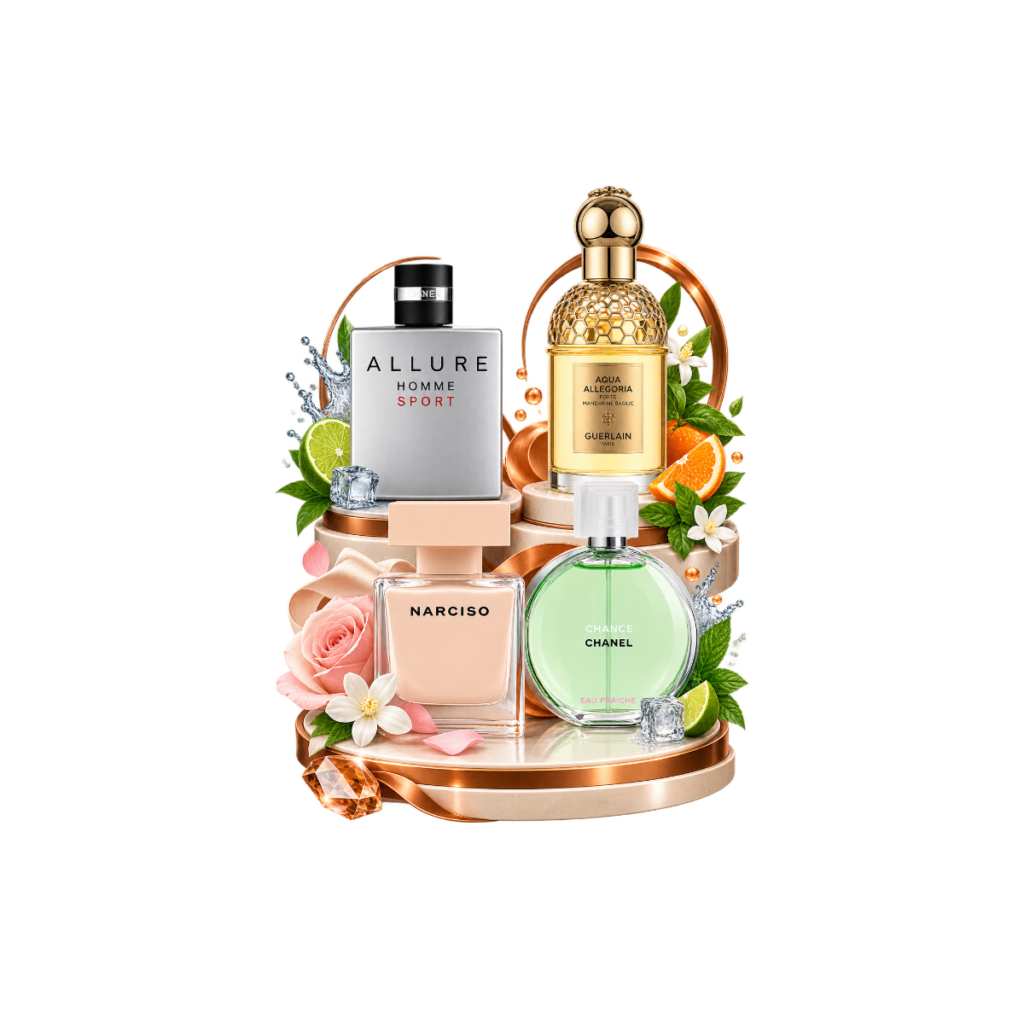 العطور حسب الفئة