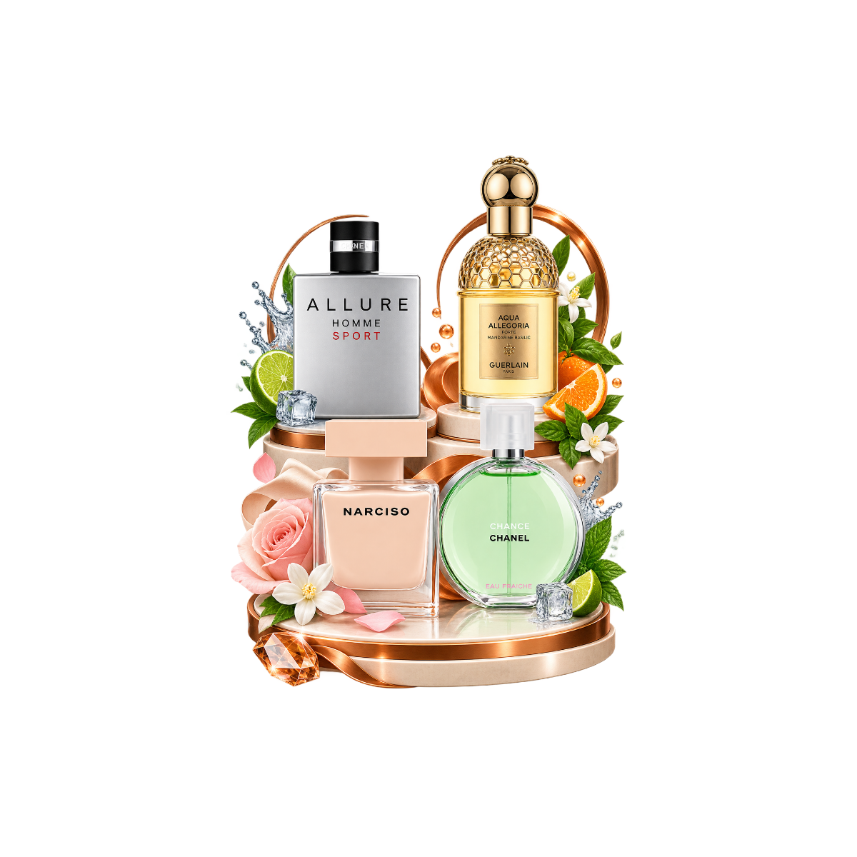 العطور حسب الفئة